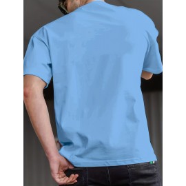 Men's Casual Short Sleeve T-Shirt with Bold 