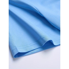 Men's Casual Short Sleeve T-Shirt with Bold 