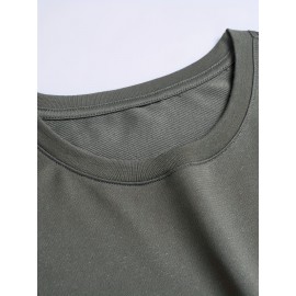 Men's Casual Short Sleeve T-Shirt with Bold 