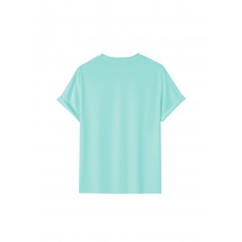 Men's Casual Short Sleeve T-Shirt with Bold 