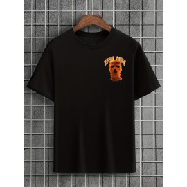 Men's Summer Street Style Graphic Tee - Bold 