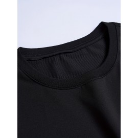 Men'S Vibrant Orange Graphic T-Shirt - 