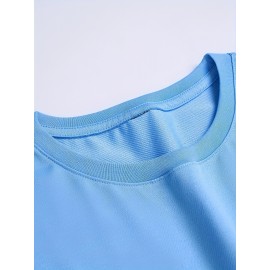 Men'S Vibrant Orange Graphic T-Shirt - 