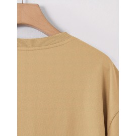 Men'S Summer Casual T-Shirt with Dark Art Eye & Hand Print, Lightweight Polyester, Quick-Dry & Machine Washable, Loose Fit for Outdoor Sports & Social Gatherings, Streetwear Style, Round Neck, Breathable Fabric