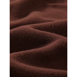 Men's Jesus The Way Truth Life John 14:6 Scripture Hoodie - Brown with Bold Yellow Lettering, Casual Pullover Hooded Sweatshirt, Regular Fit Autumn Winter Comfortable Religious Apparel