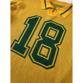 Men'S Fashion Autumn/Winter Pullover Football Number Knit Sweater Thickened Sports Style for Boys